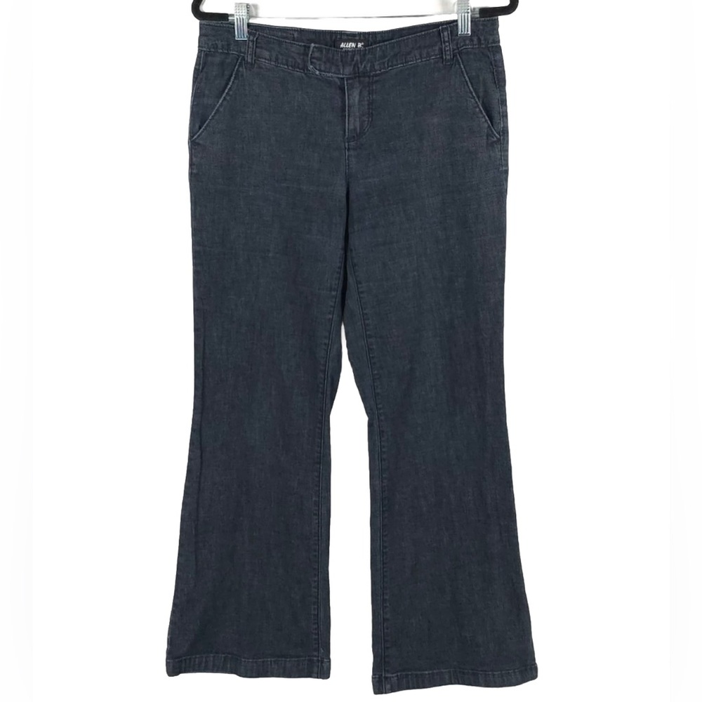 ALEEN B. BY‎ ALLEN SCHWARTZ Flare Jeans Wide Leg Bootcut Size 8 Stretch Cotton
